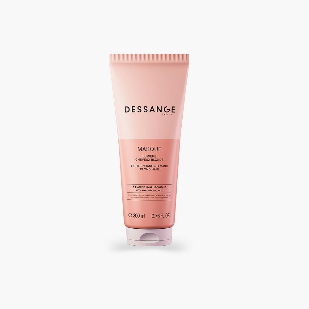 Masque lumière cheveux blonds