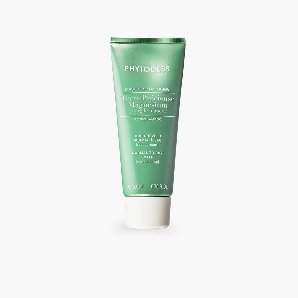 Magnésium et argile blanche - Masque-shampooing ressourçant Cuir chevelu normal à sec