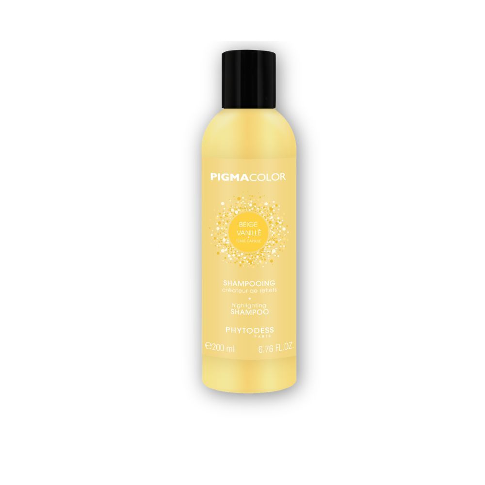 Shampooing créateur de reflets beige vanillé - Cheveux blonds à blonds très très clair