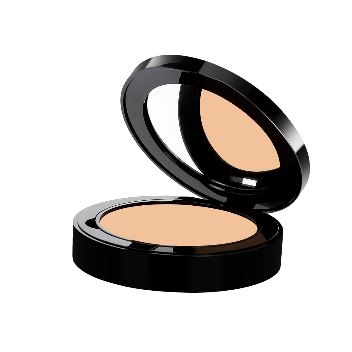 Fond de teint et poudre compacte éclat - Beige